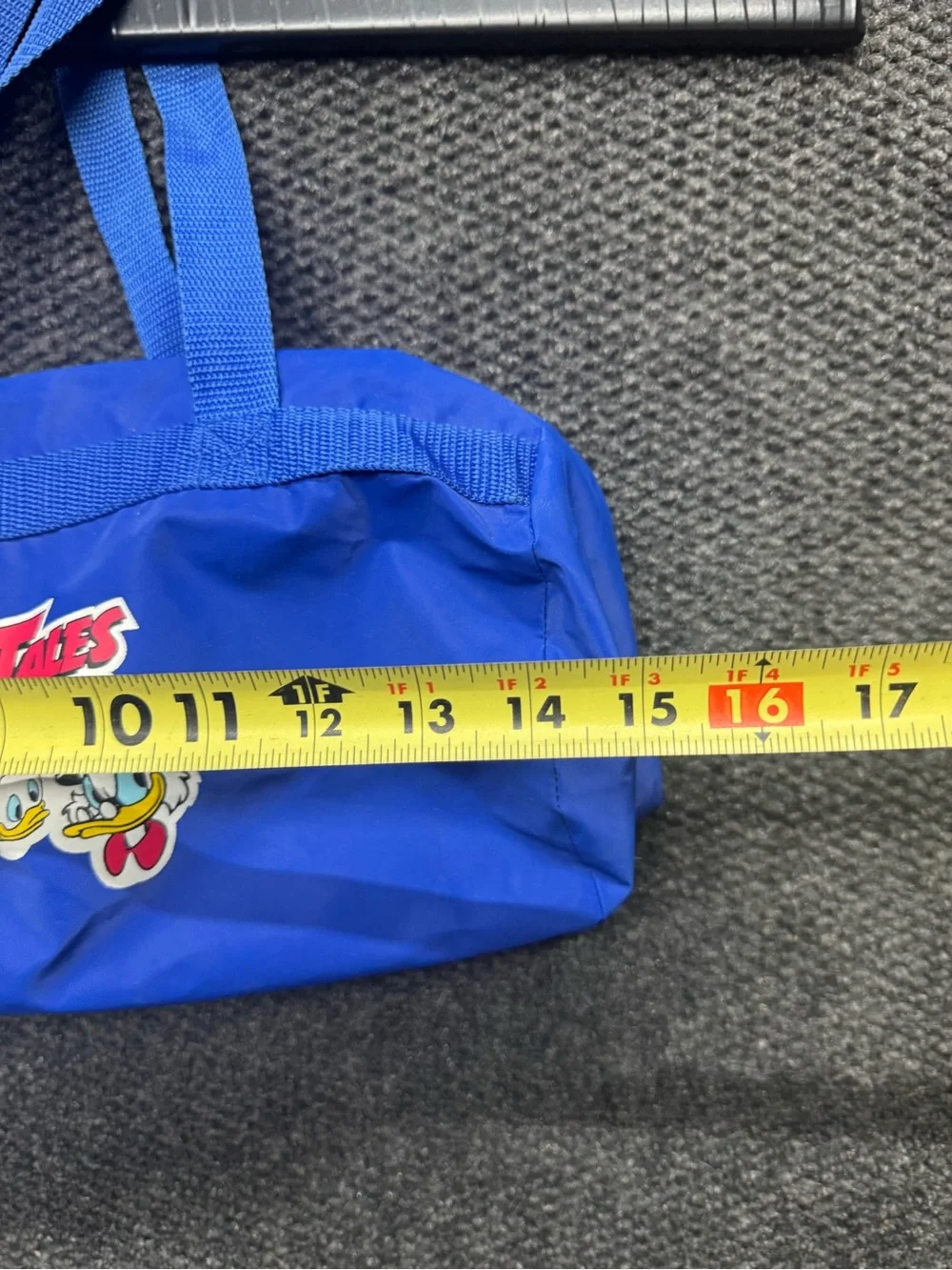Disney DuckTales Royal Blue Tote with Character Graphic